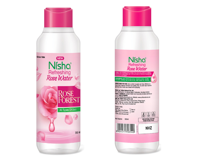 Nisha Refreshing Rose Water – Rose Forest