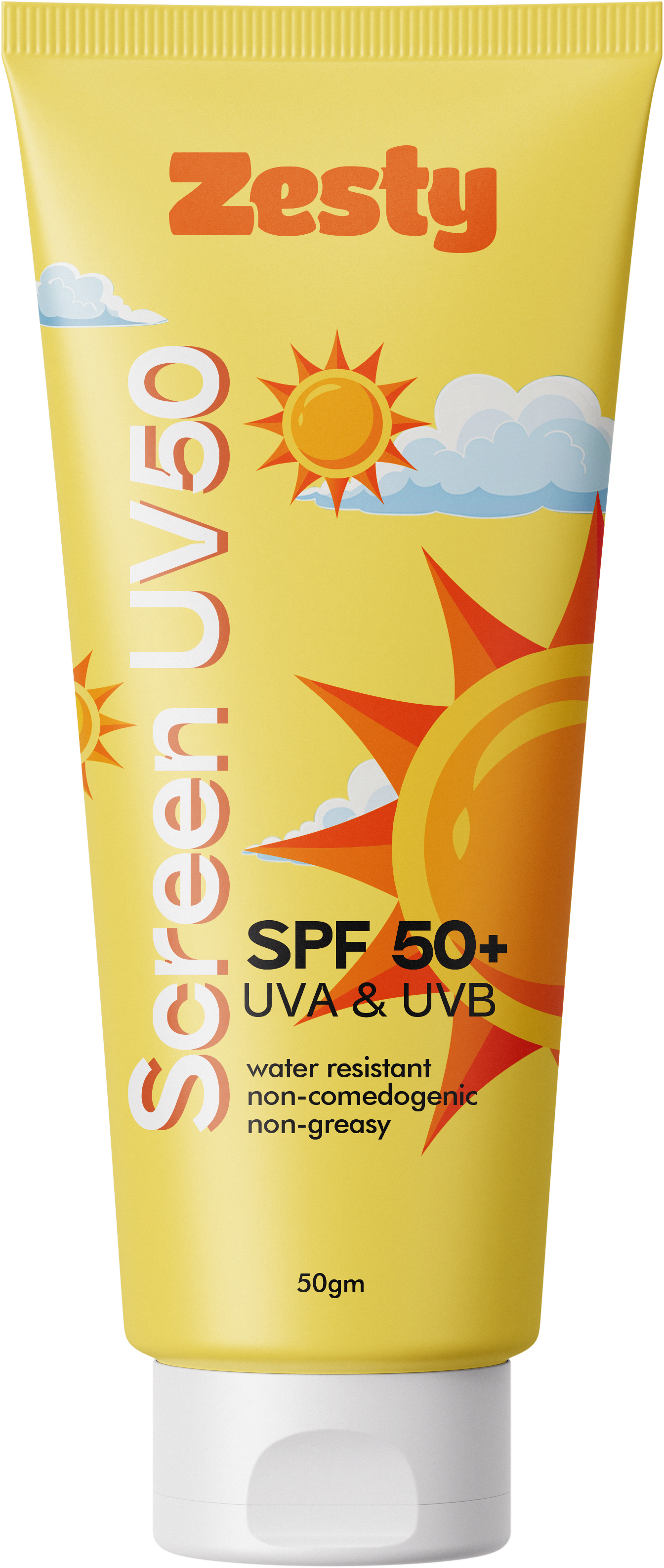 Zesty Green UV 50 Sunscreen SPF 50+