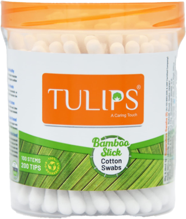 Tulips Cotton Buds