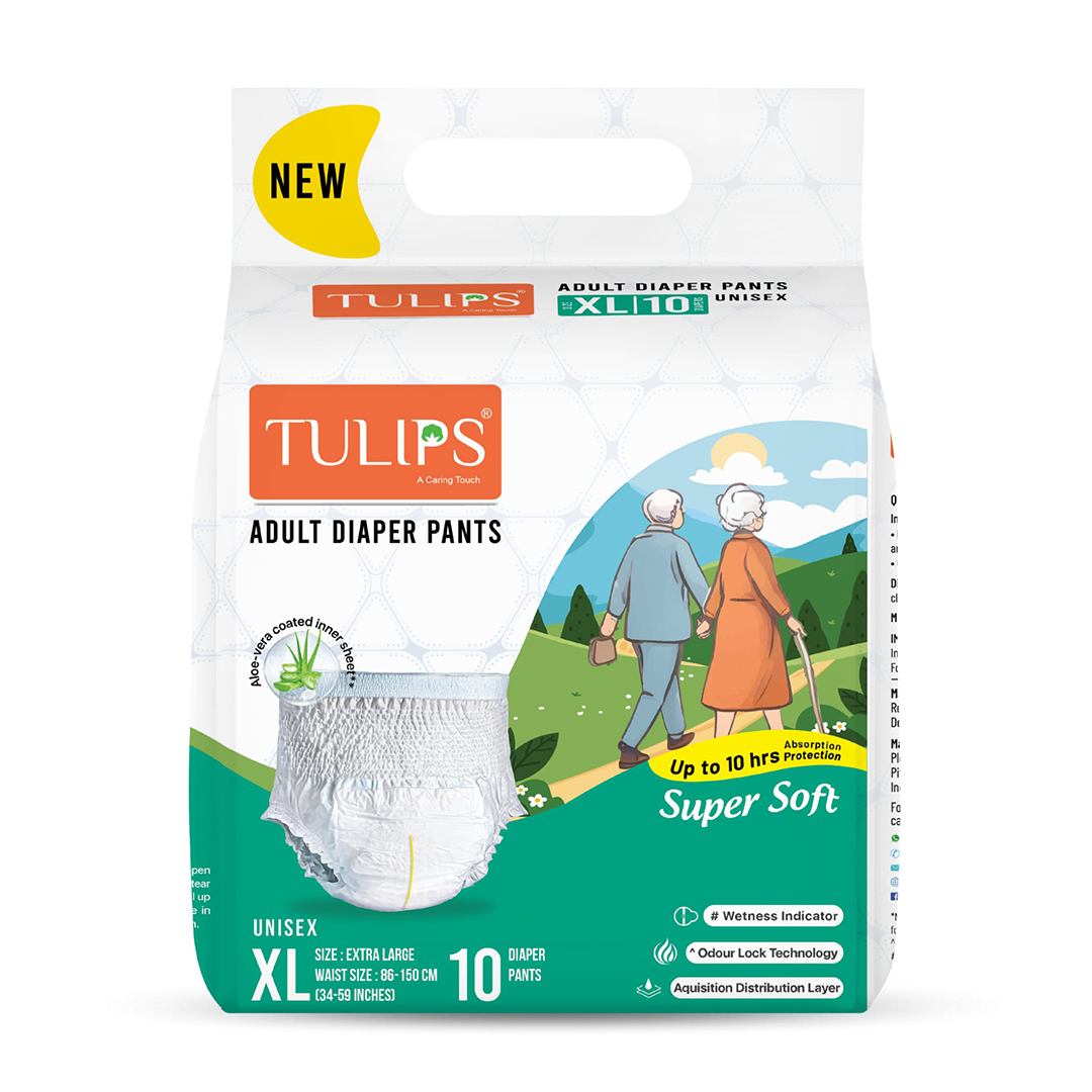 Tulips Adult Diaper Pants