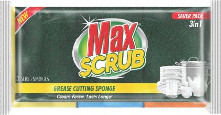 Max Scrub Sponge – Grease Cutting Sponge
