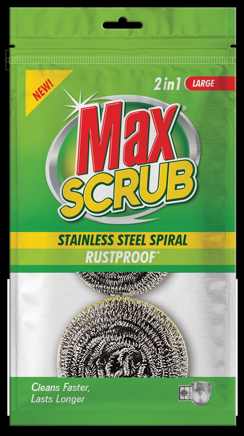 Max Scrub Stainless Steel – Spiral Scrubbers