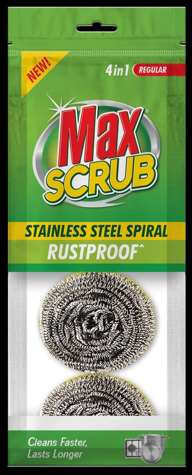 Max Scrub Stainless Steel – Spiral Scrubbers