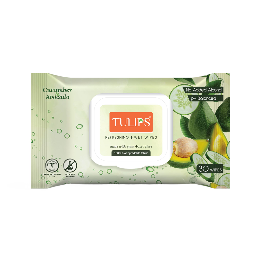 Tulips Wet Wipes (Plant Based)