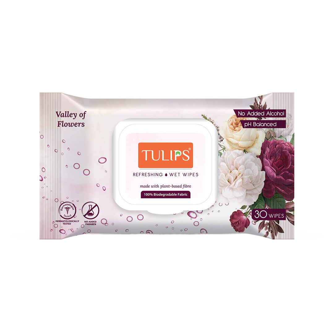 Tulips Wet Wipes (Plant Based)