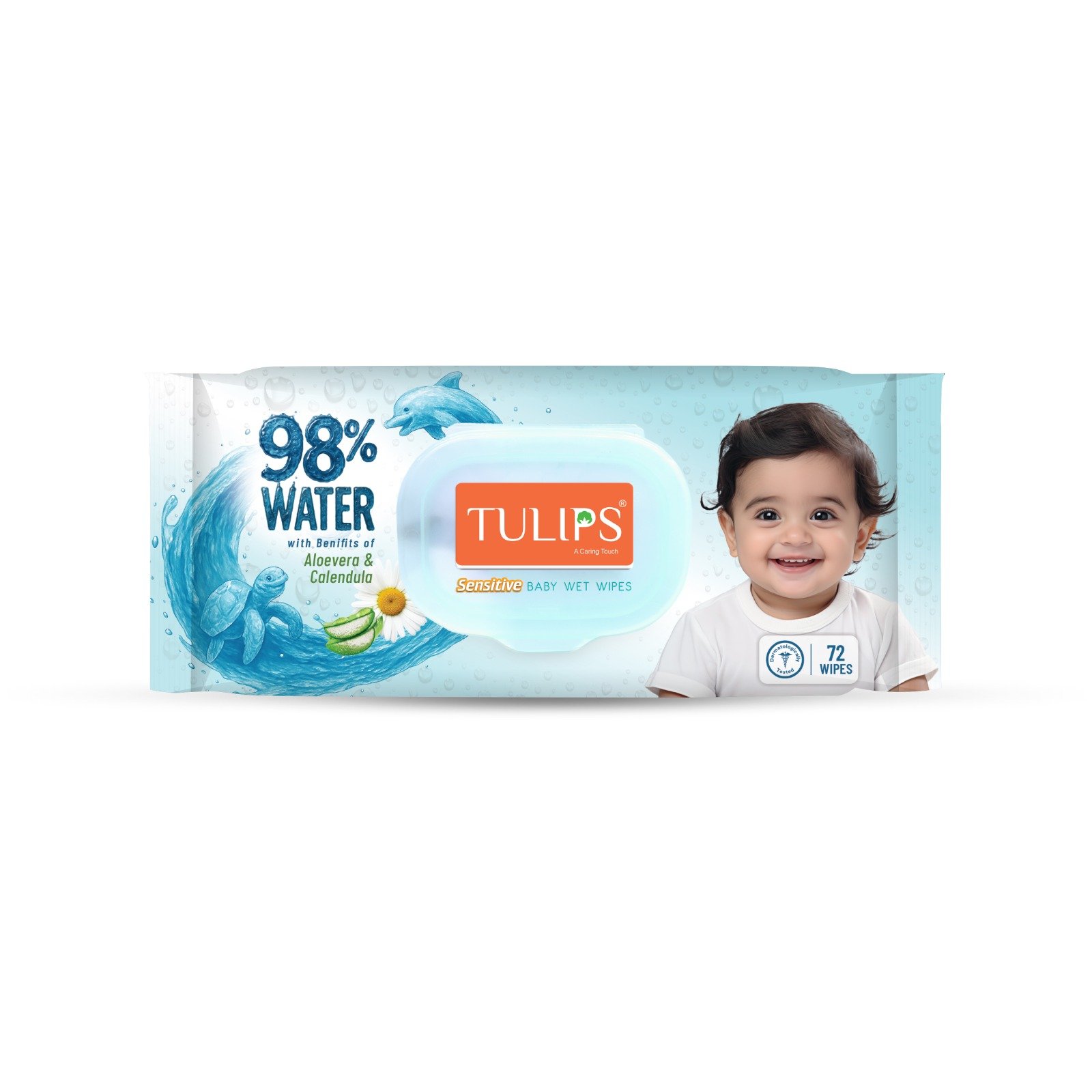 Tulips Baby Wet Wipes